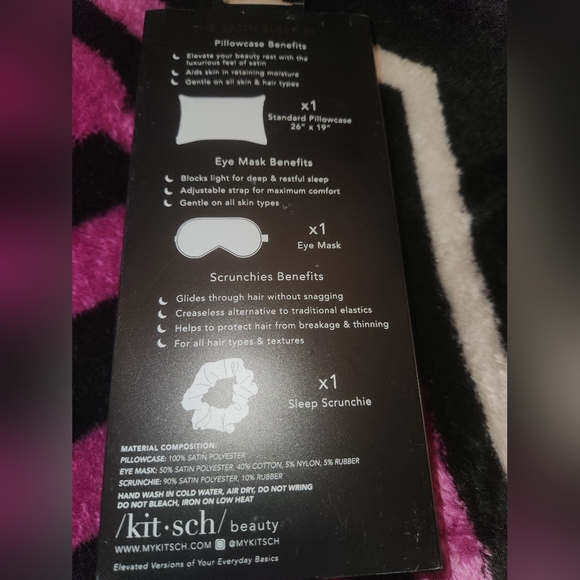 Kitsch Beauty Satin Sleep Set - Picture 2 of 2